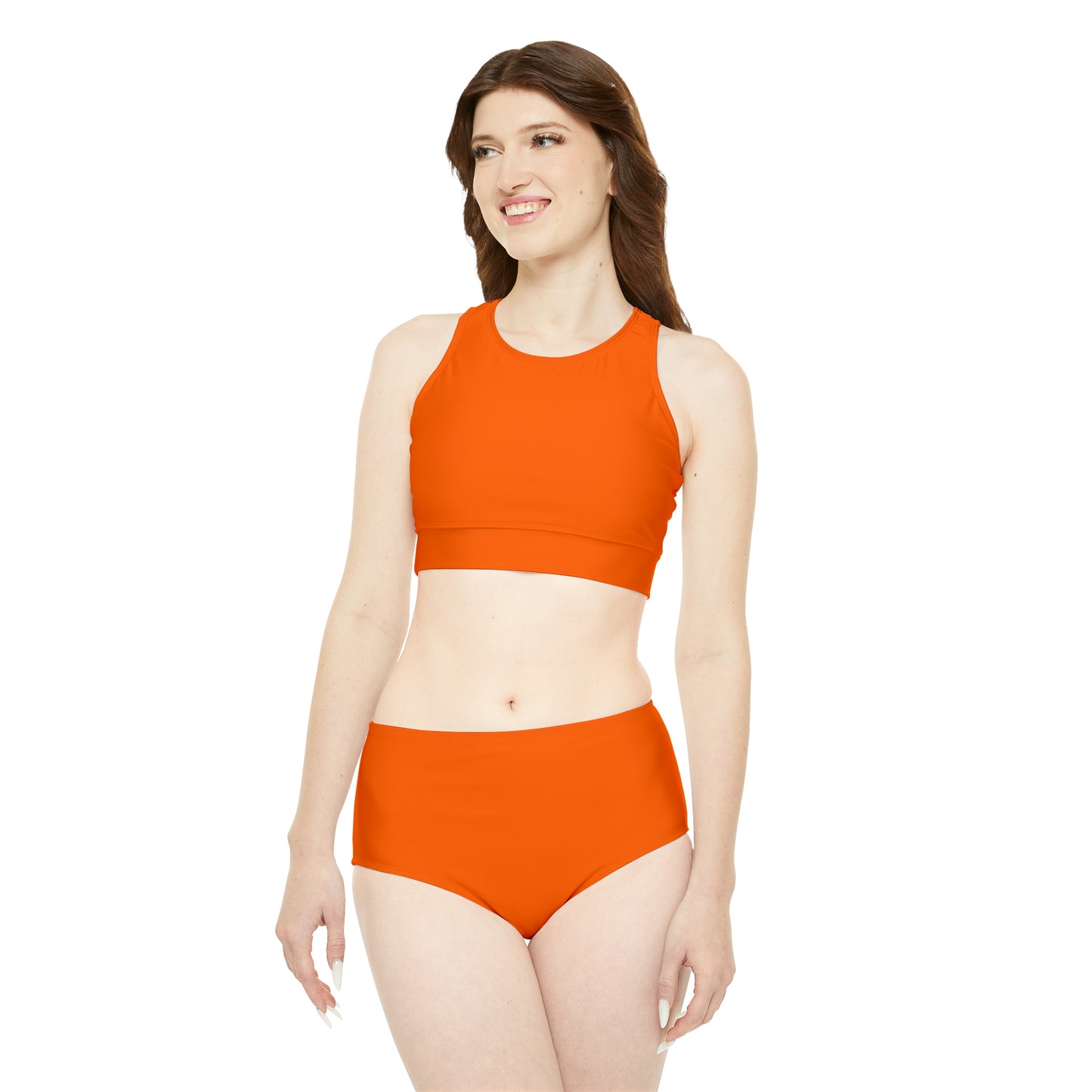 Neon Orange #FF6700 - Hot Yoga Bikini Set