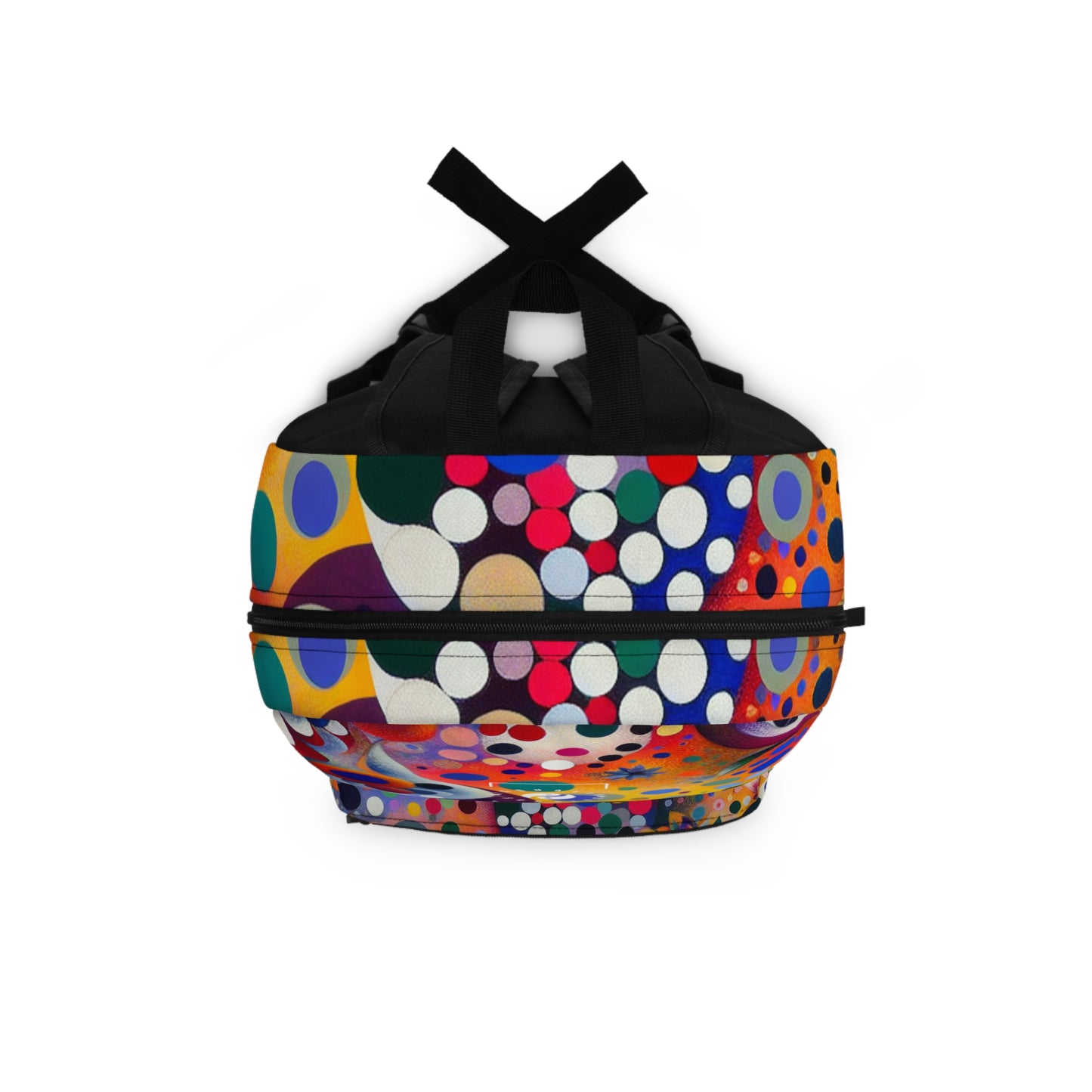 "Polka Petals in Yogic Surrealism: An Artistic Salute to Kusama and Kahlo" - Backpack