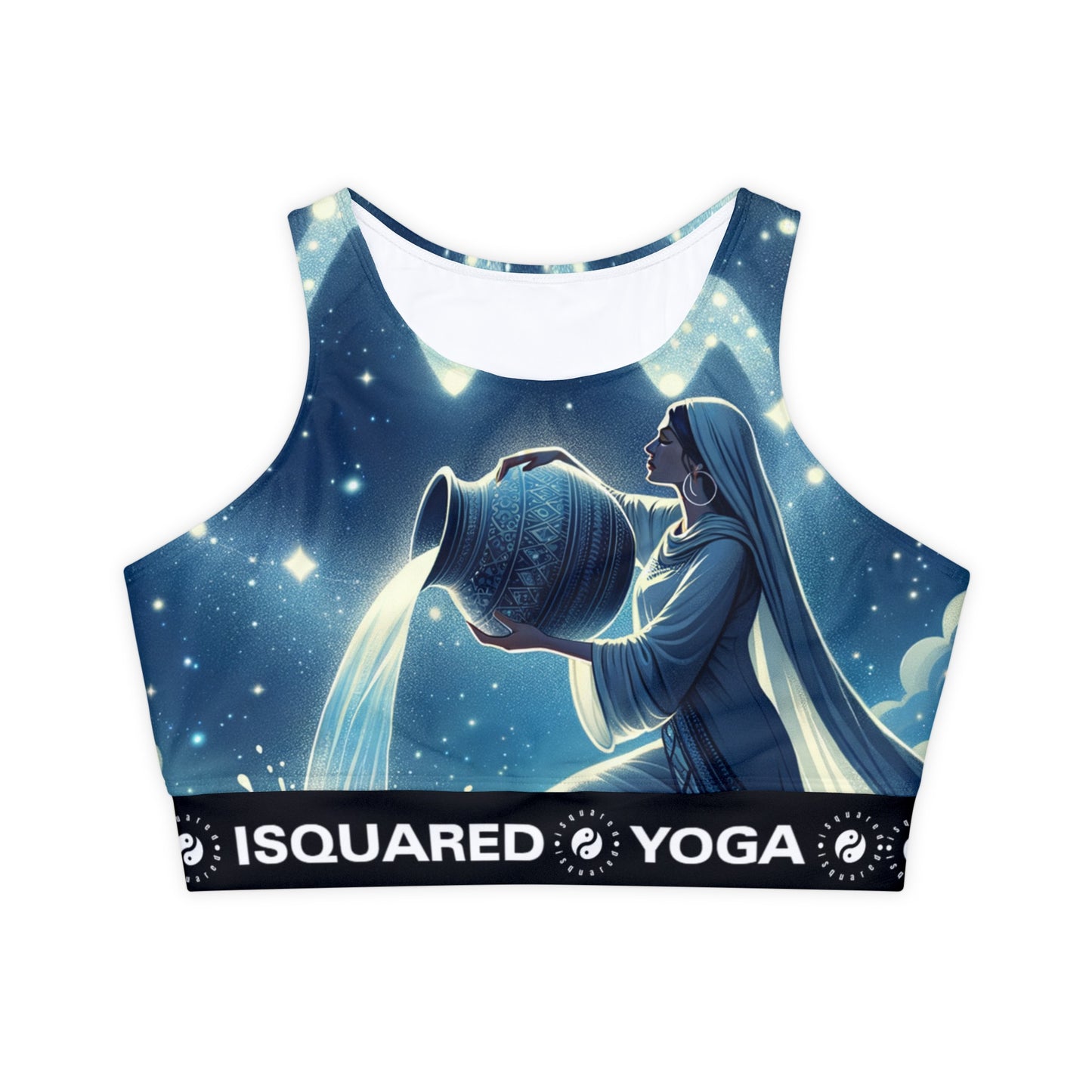 Aquarius Flow - Lined & Padded Sports Bra