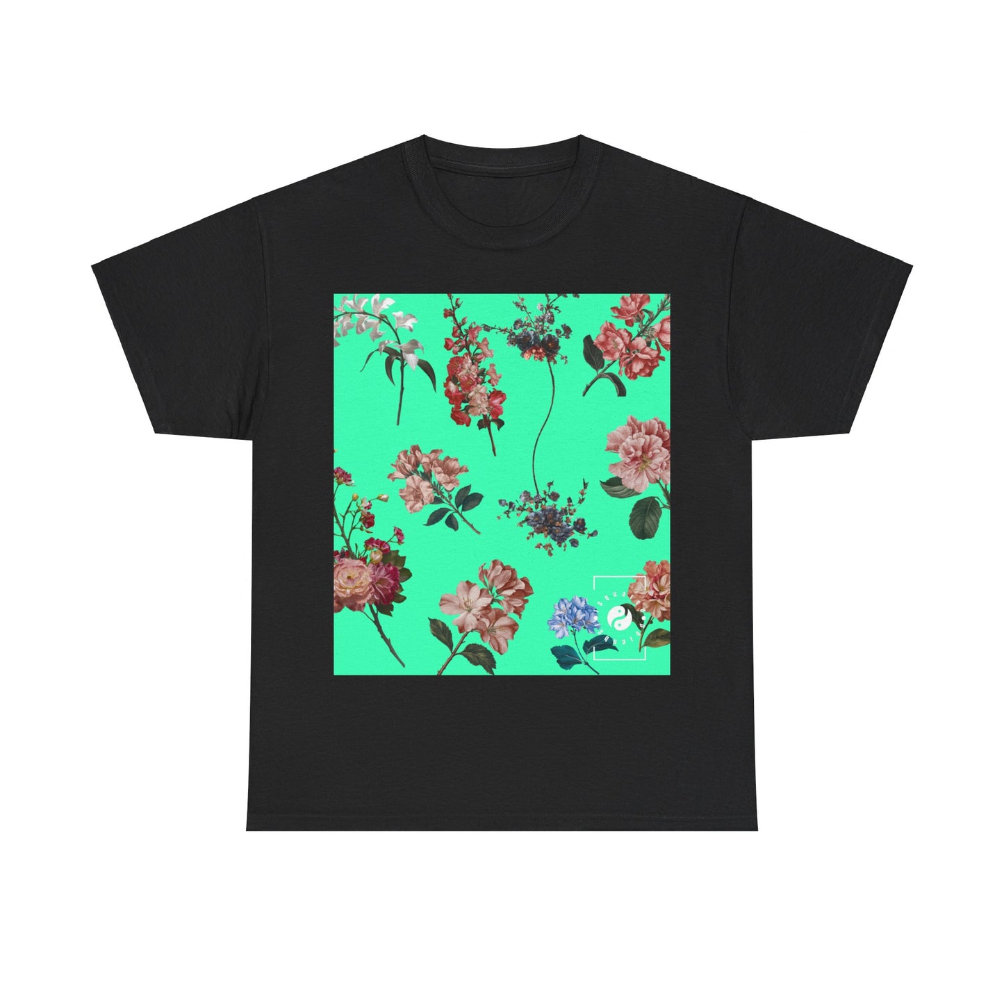 Botanicals on Turquoise - Heavy T