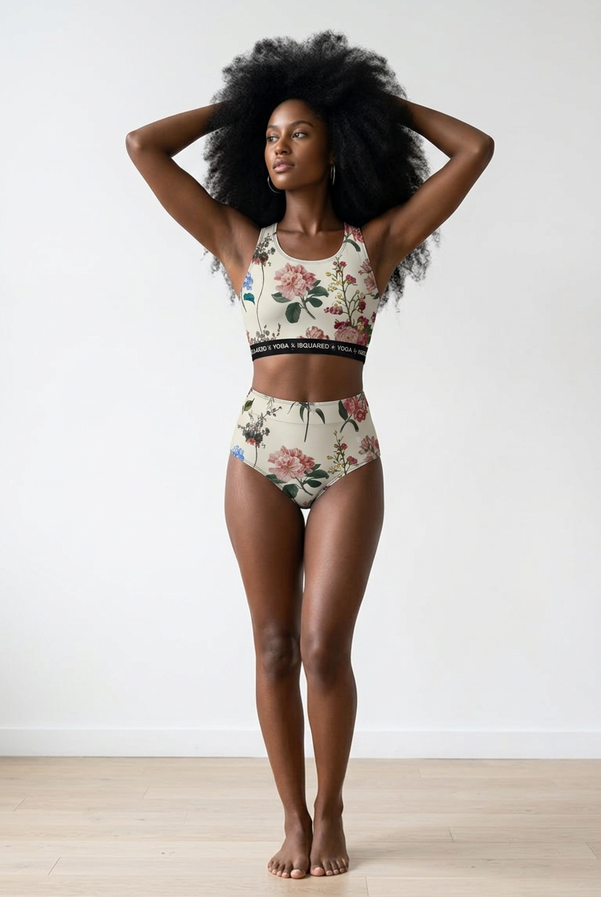 Botanicals - Hot Yoga Bikini Set
