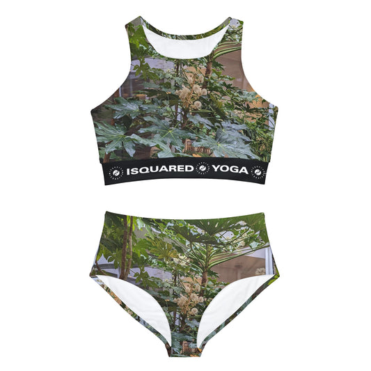 Plasky Jungle - Ensemble de bikini de yoga chaud