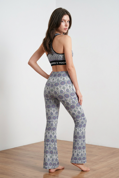 Jaipur Love - Cross Waisted Flair Leggings