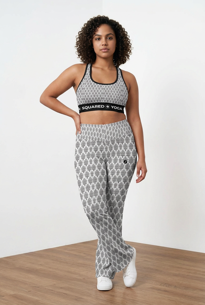 Jaipur Love - Cross Waisted Flair Leggings
