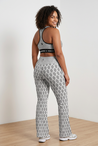 Jaipur Love - Cross Waisted Flair Leggings