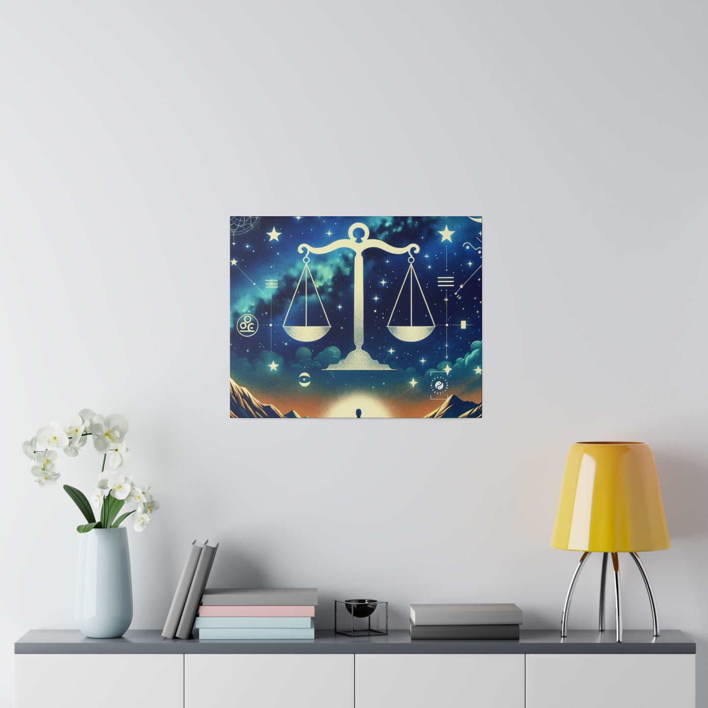 Celestial Libra - Art Print Canvas