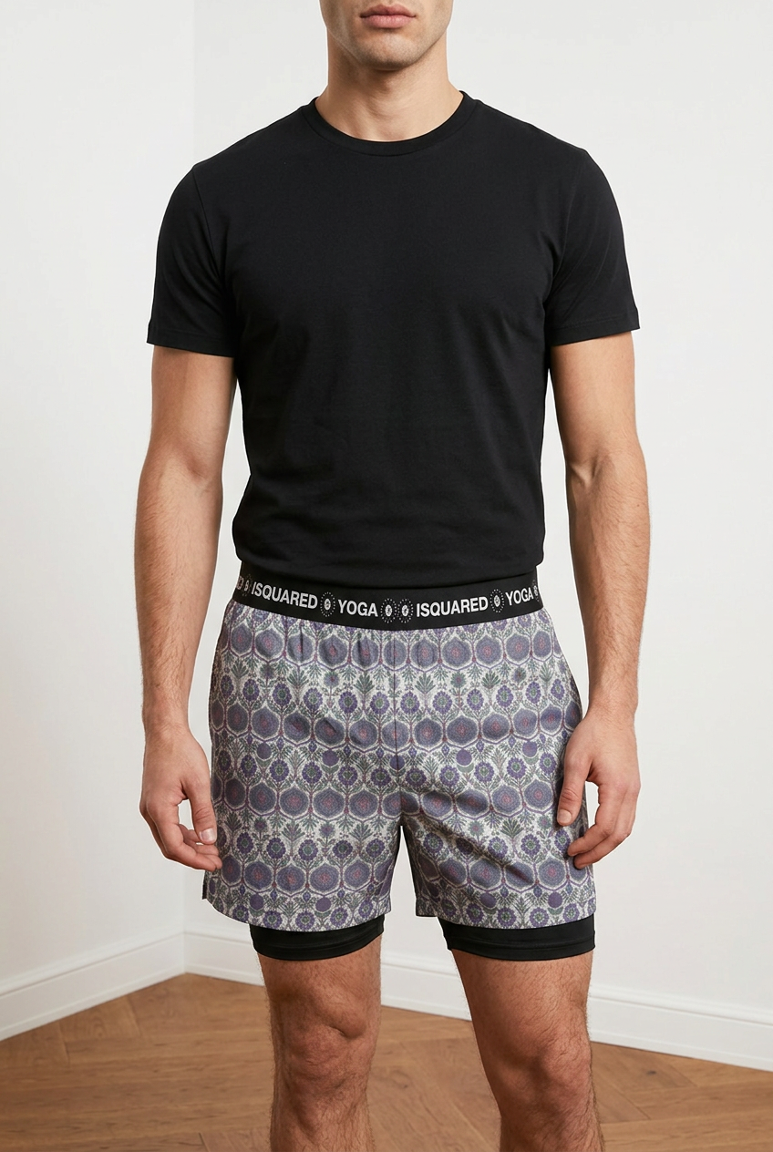 Jaipur Love - Compression Yoga Shorts