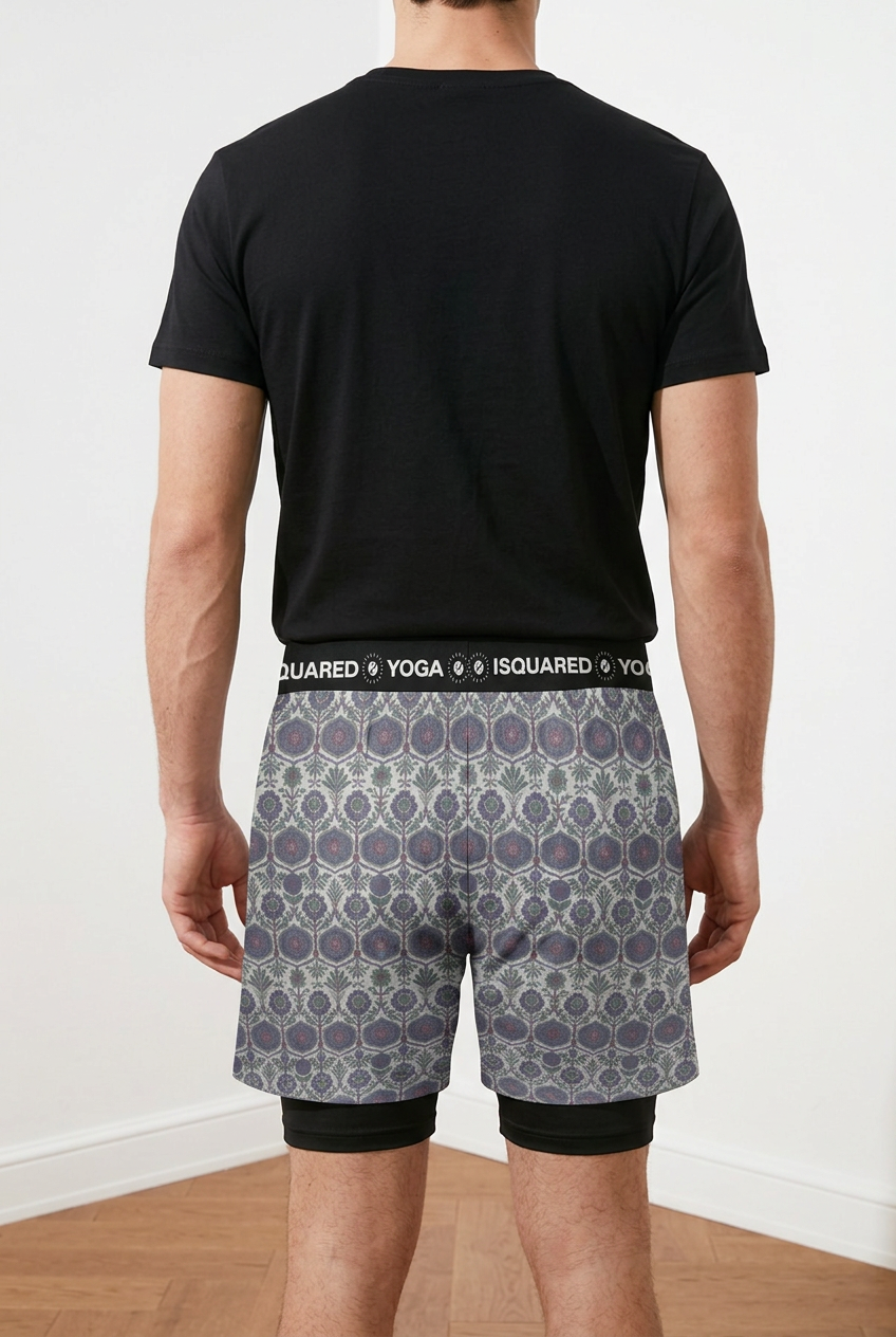 Jaipur Love - Compression Yoga Shorts