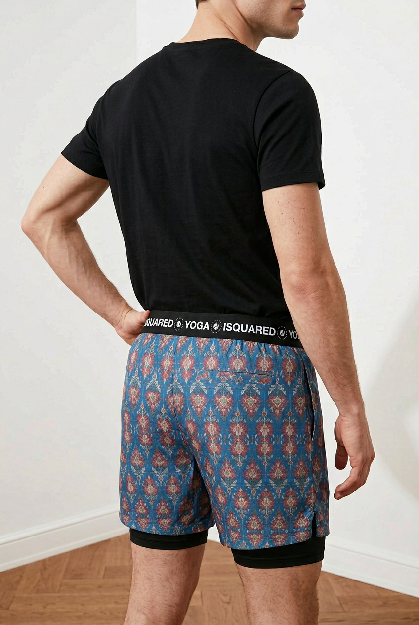 Jaipur Love - Compression Yoga Shorts