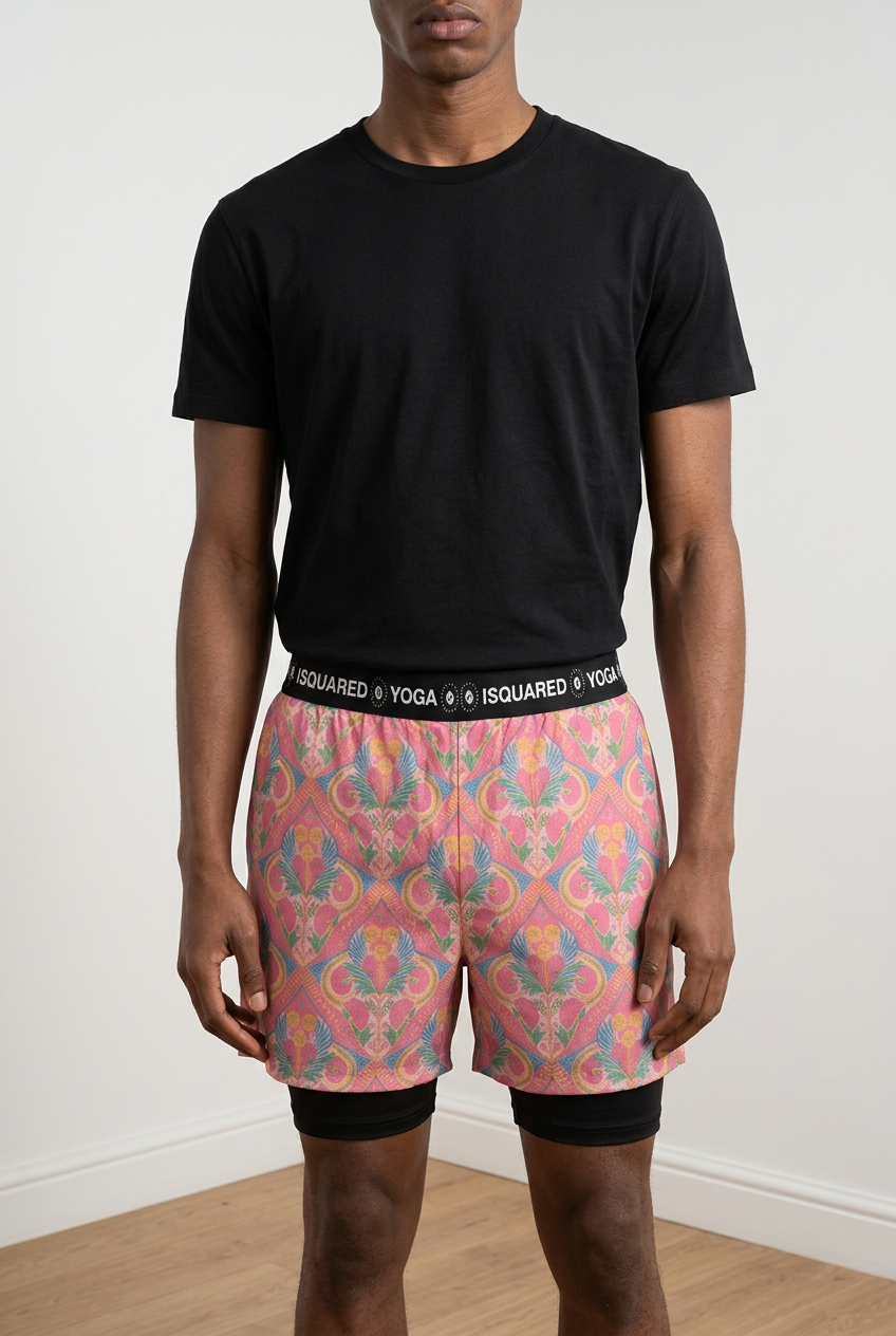 Jaipur Love - Compression Yoga Shorts