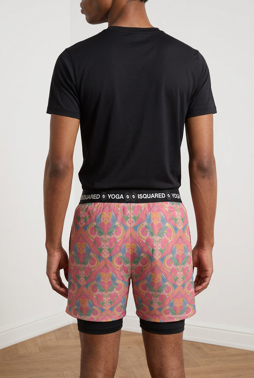 Jaipur Love - Compression Yoga Shorts