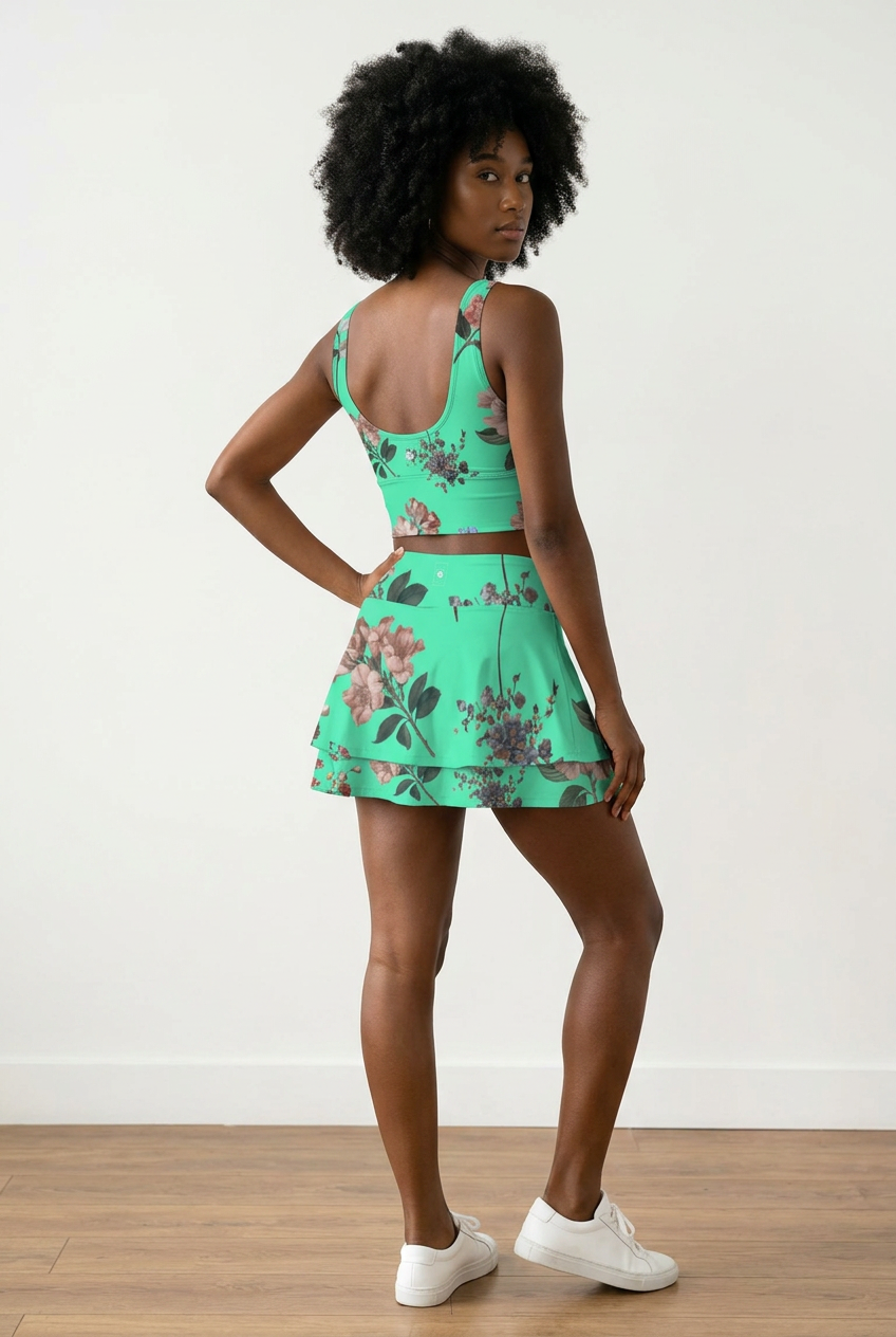 Botanicals - iSquared Ruffle Skirt