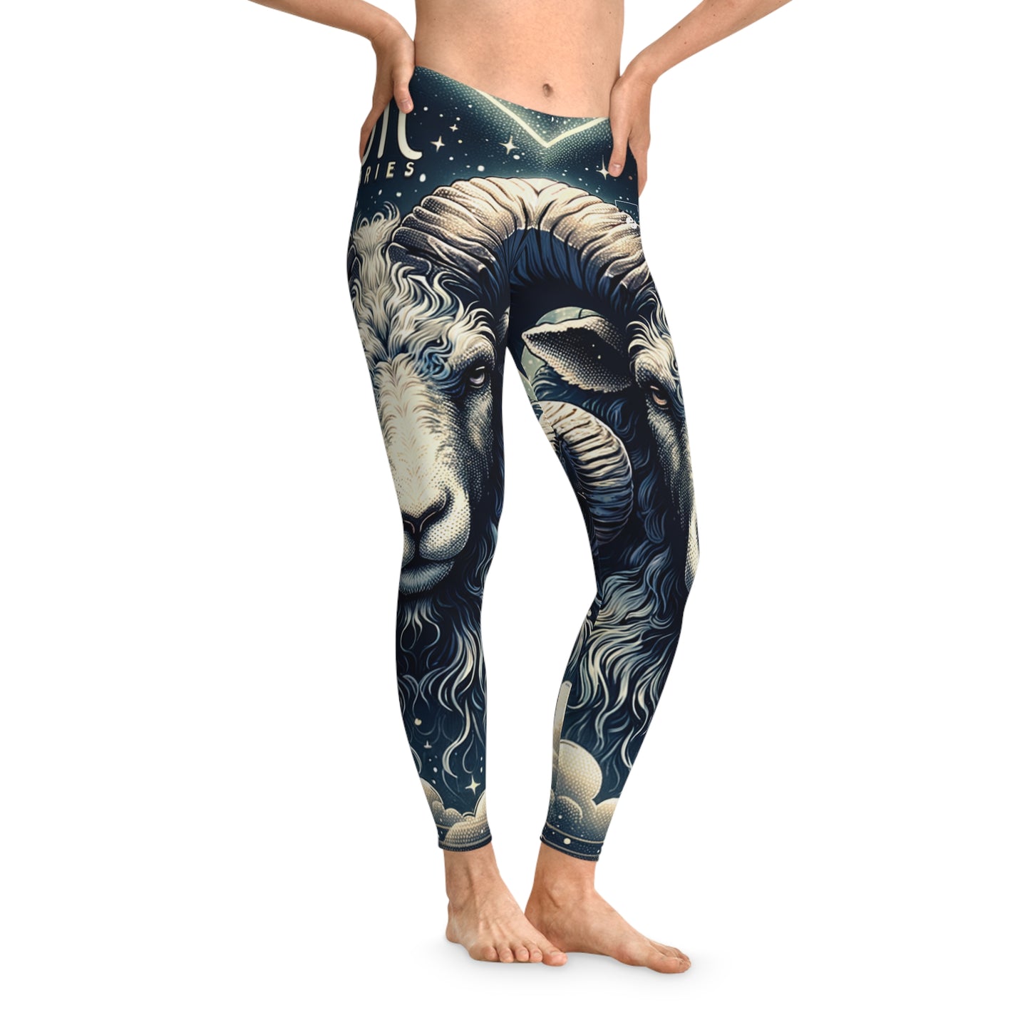 "Celestial Ram Ascendant" - Unisex Tights