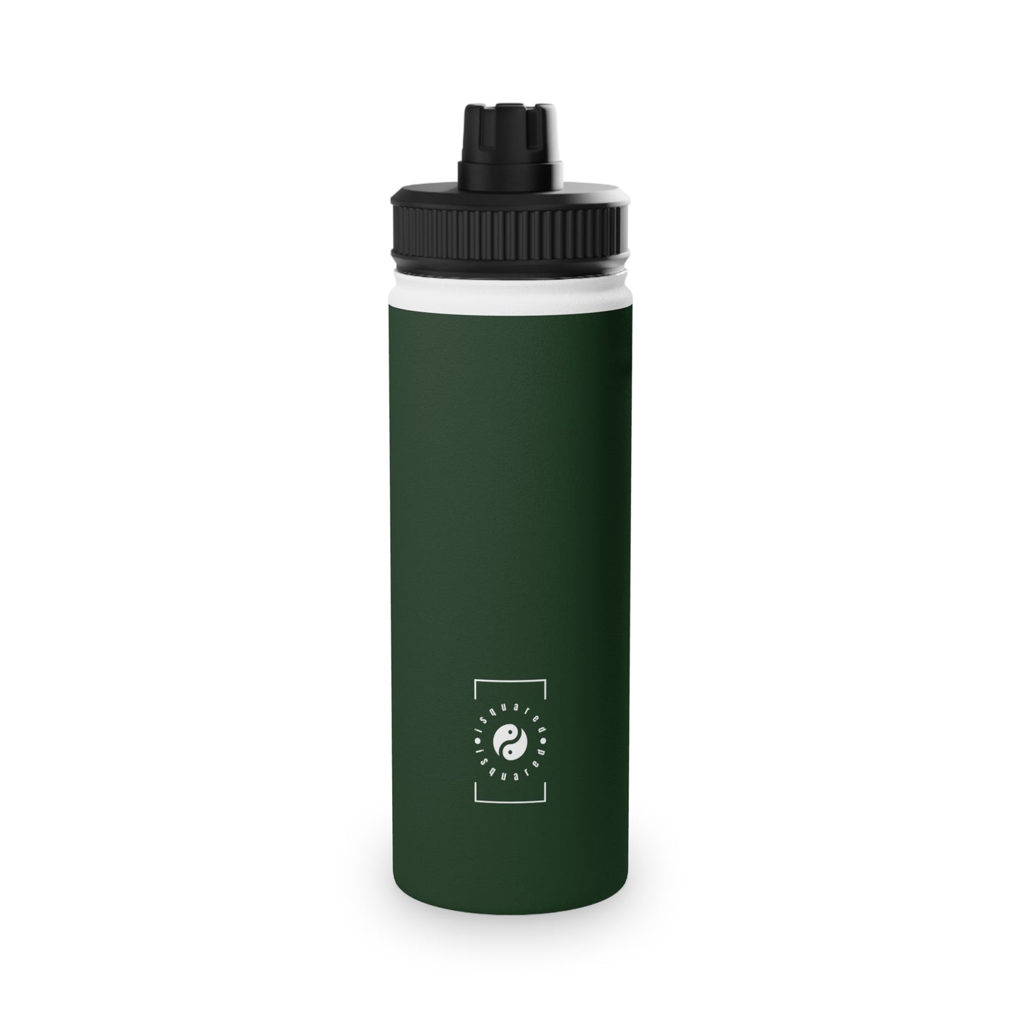 #153B1C Forest Green - Sports Water Bottle