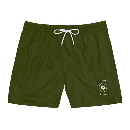 Camo Green - Short de bain (couleur unie) pour Homme