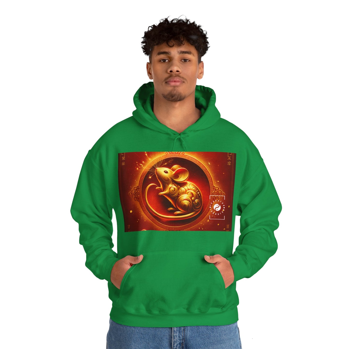 "Golden Emissary: A Lunar New Year's Tribute" - Hoodie