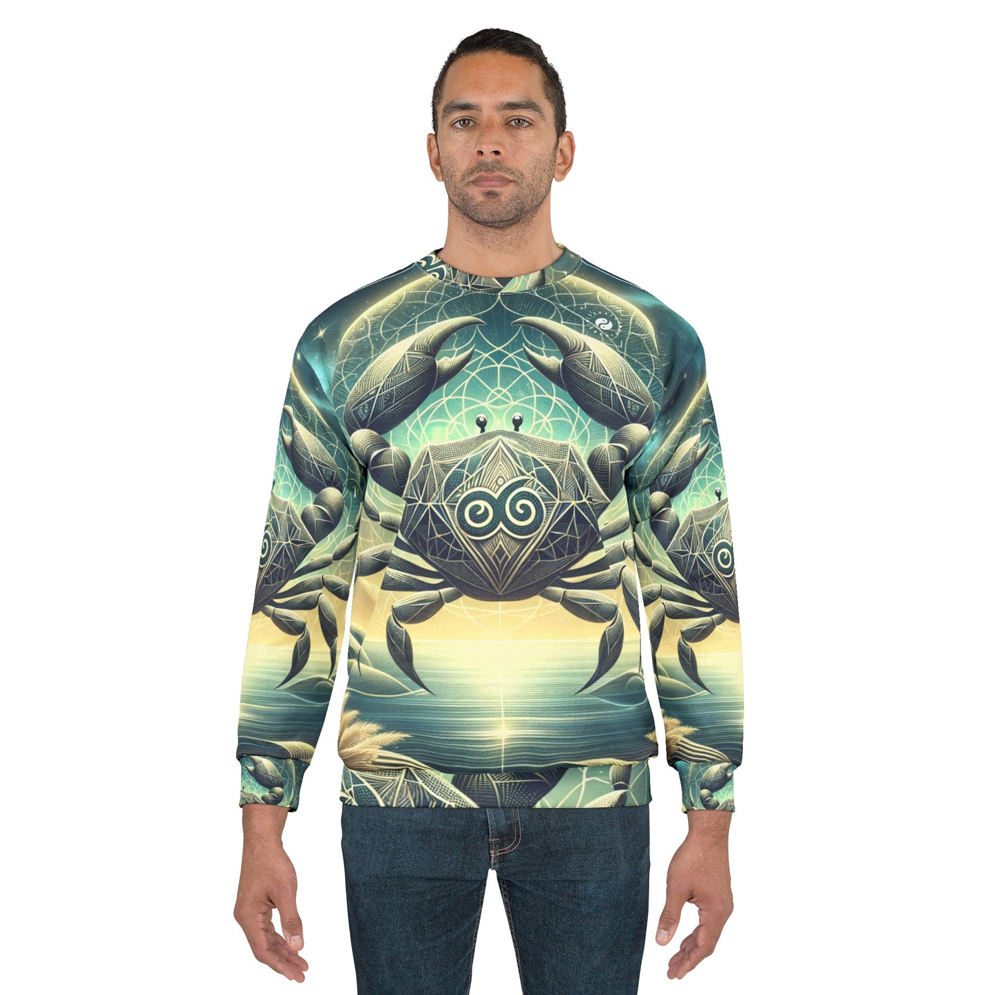 Crab Constellation Yoga - Unisex Sweatshirt