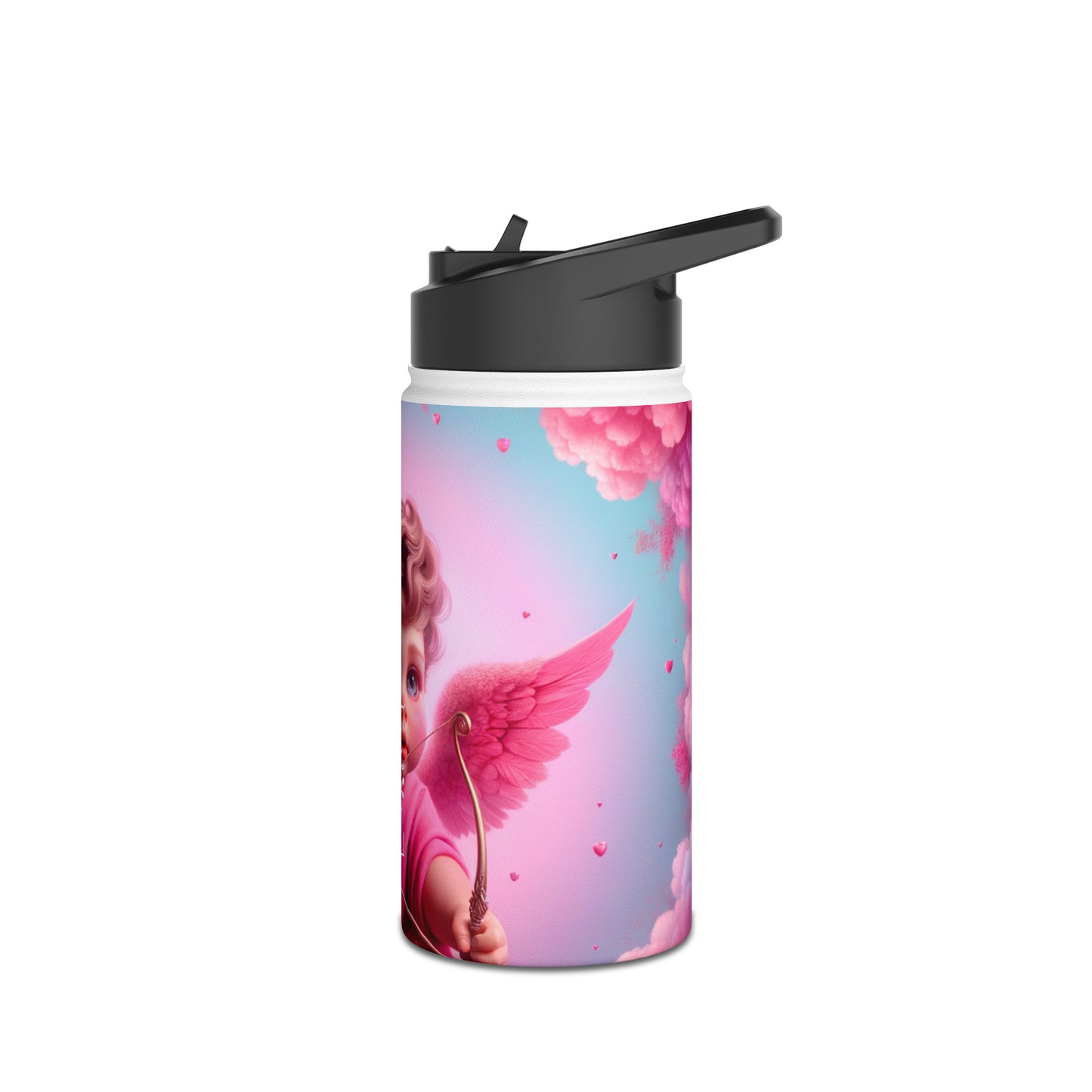 "Bold Blush: A Cupid's Love Affair" - Water Bottle