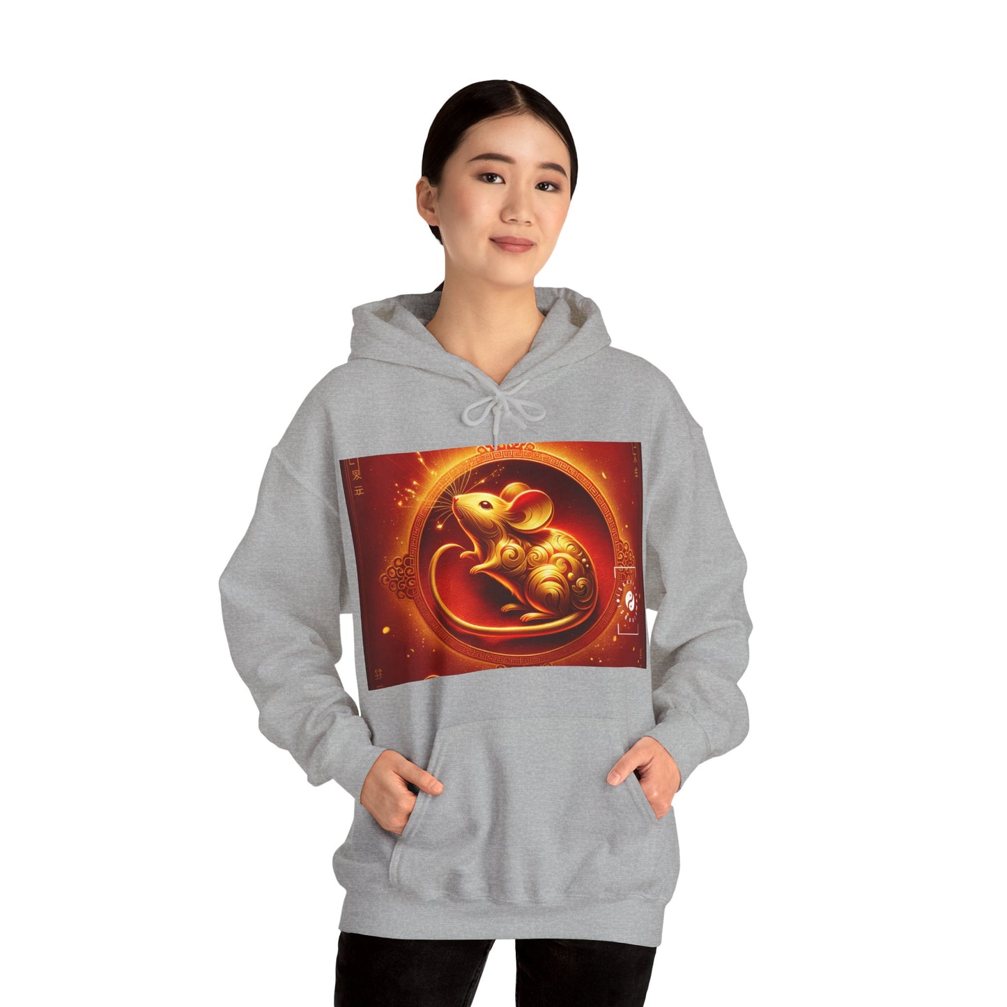 "Golden Emissary: A Lunar New Year's Tribute" - Hoodie