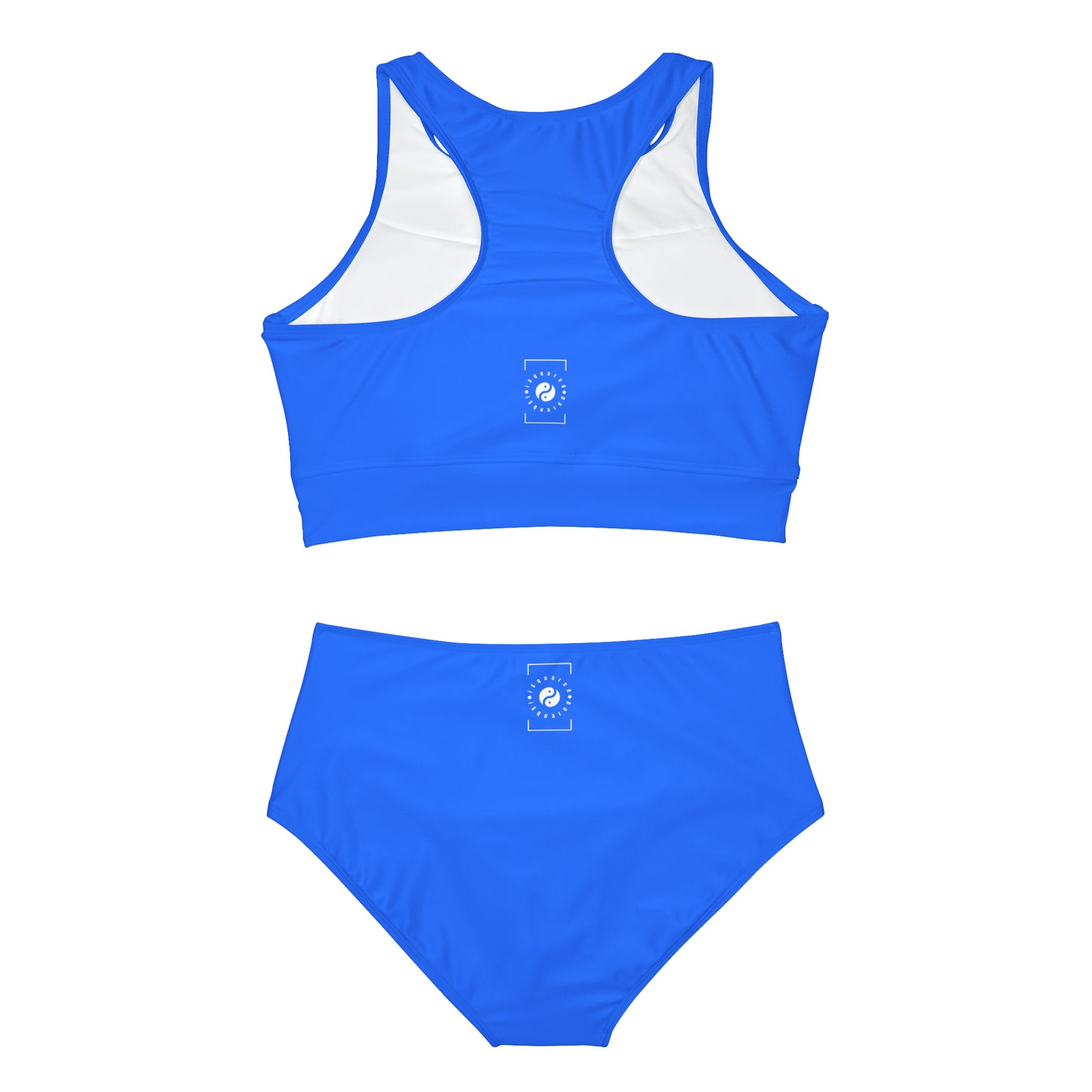 #2C75FF Bleu électrique - Ensemble de bikini de yoga chaud