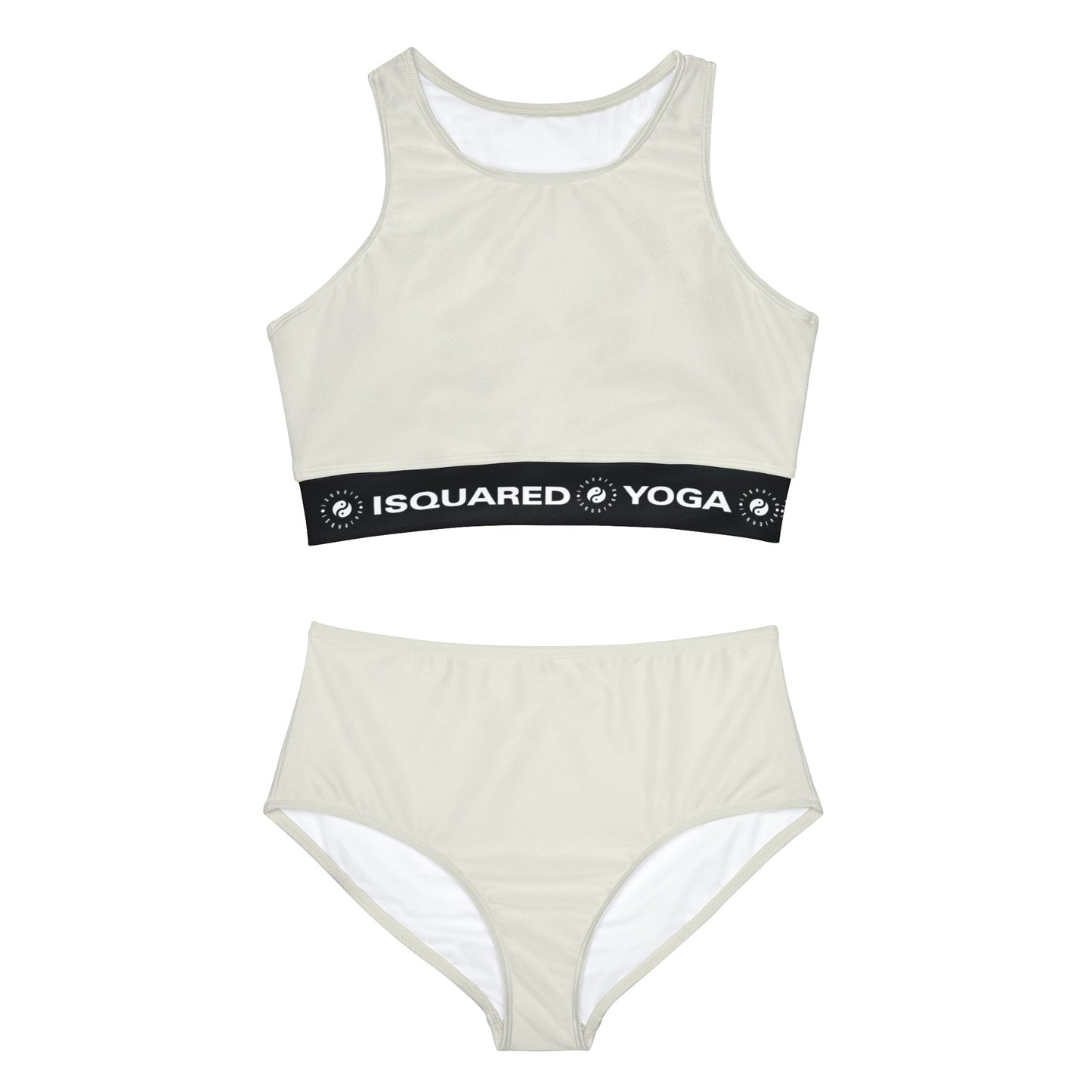 #E9E7DA Ivory - Hot Yoga Bikini Set