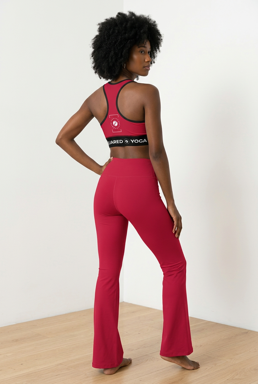 Pure Palette - Cross Waisted Flair Leggings