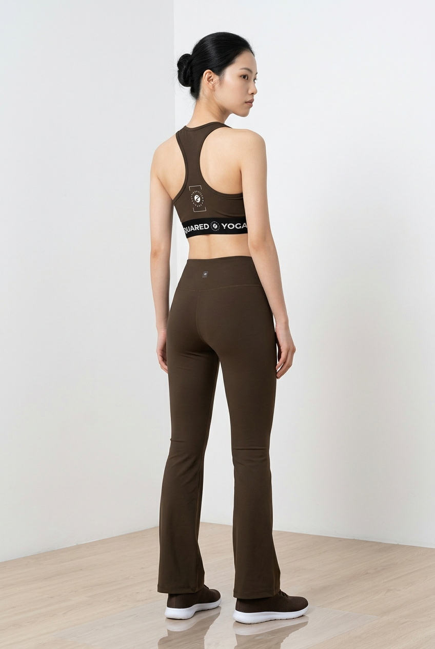 Pure Palette - Cross Waisted Flair Leggings