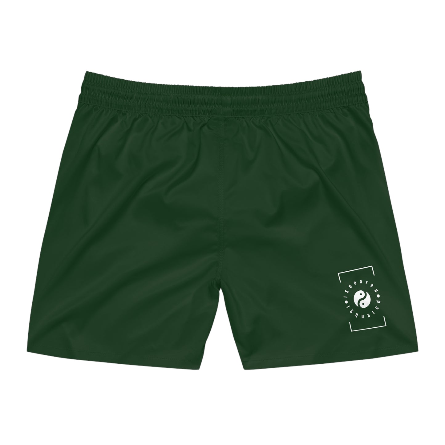 #153B1C Forest Green - Swim Shorts (Solid Color) for Men