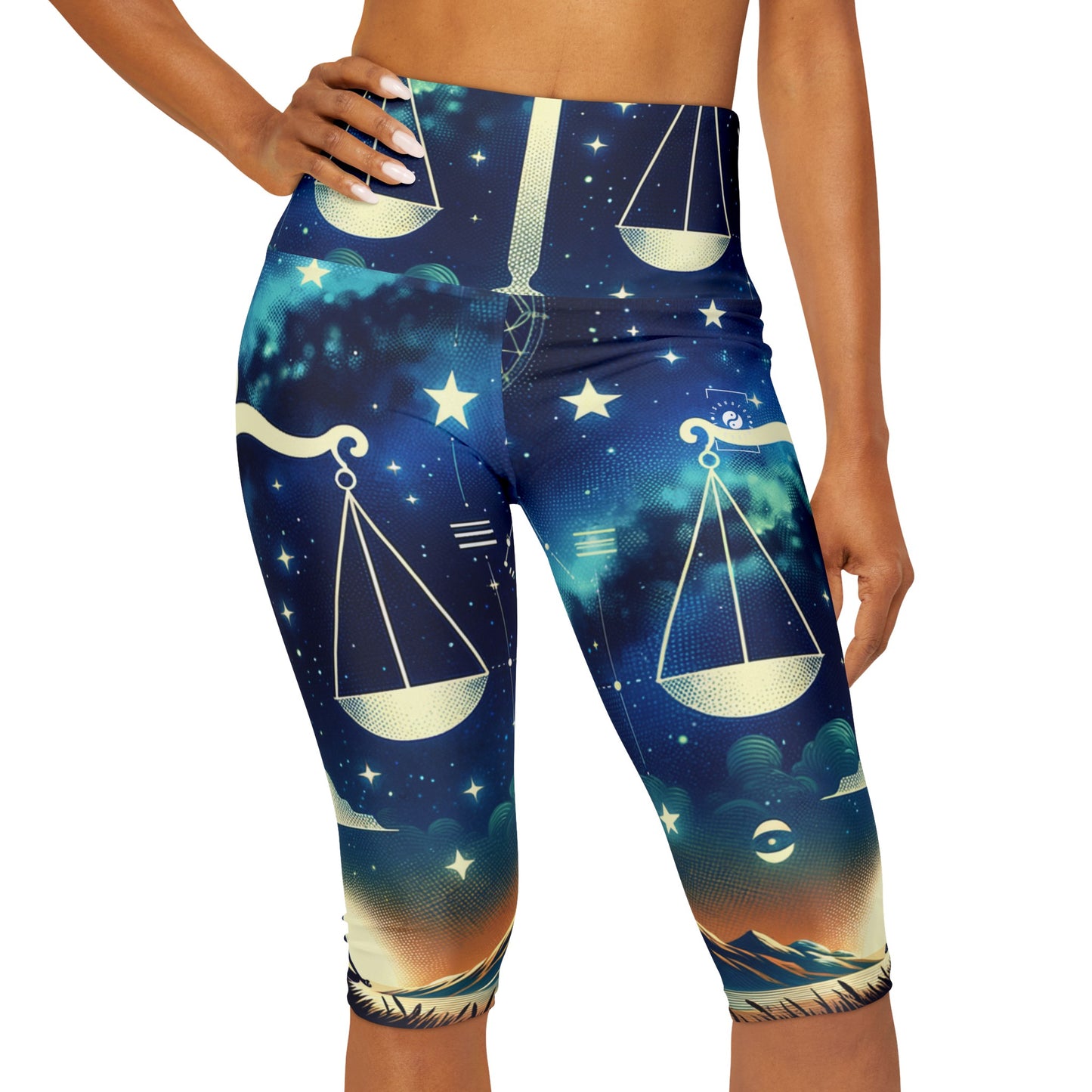 Balance Céleste - Legging Capri Taille Haute