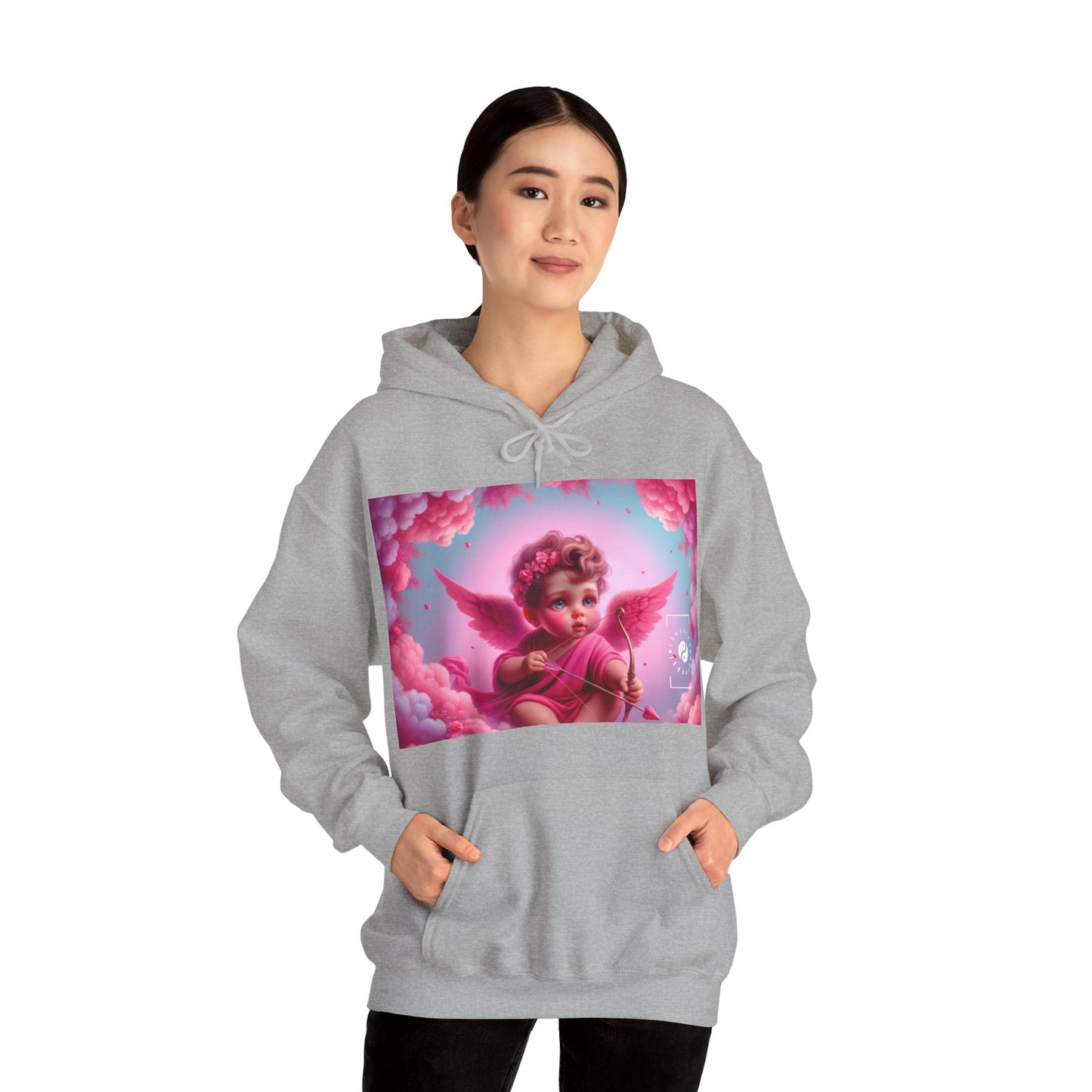 "Bold Blush: A Cupid's Love Affair" - Hoodie