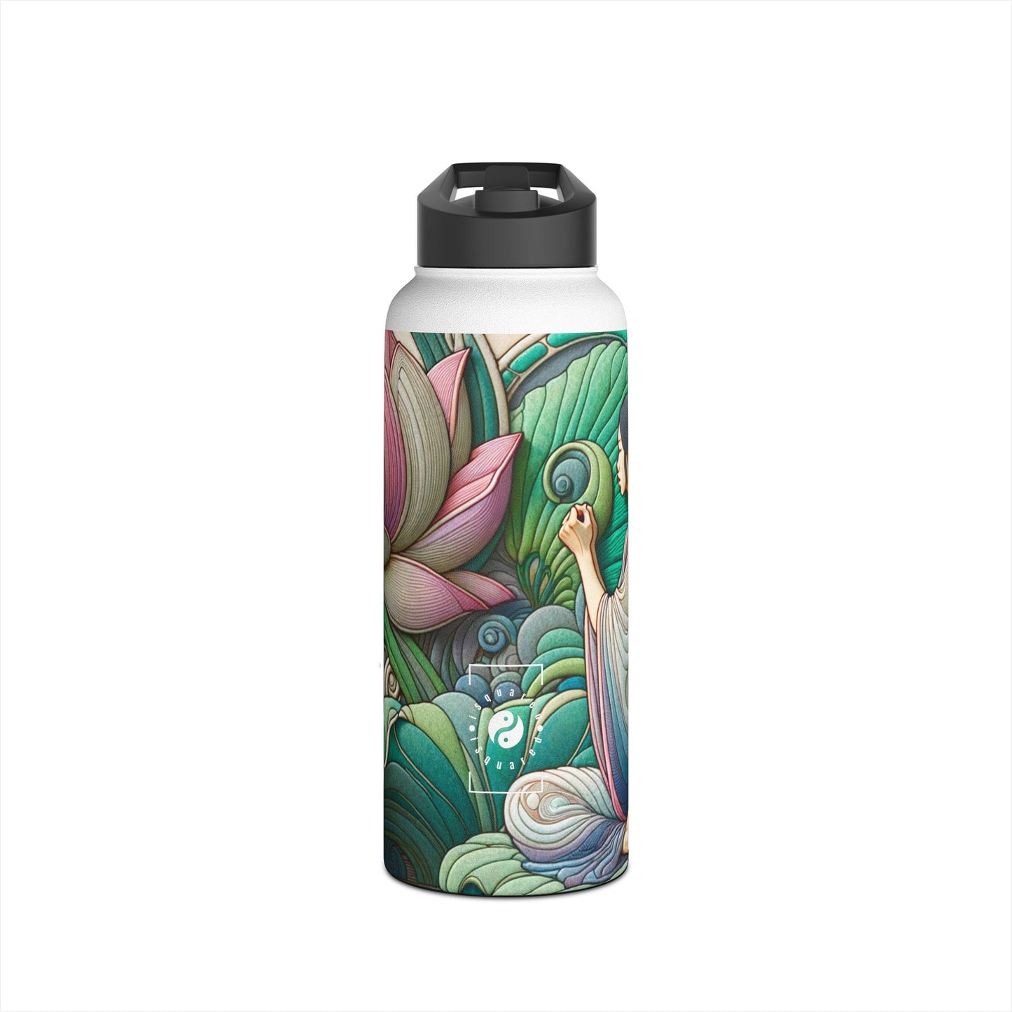 "Lotus Echo Serenity" - Water Bottle