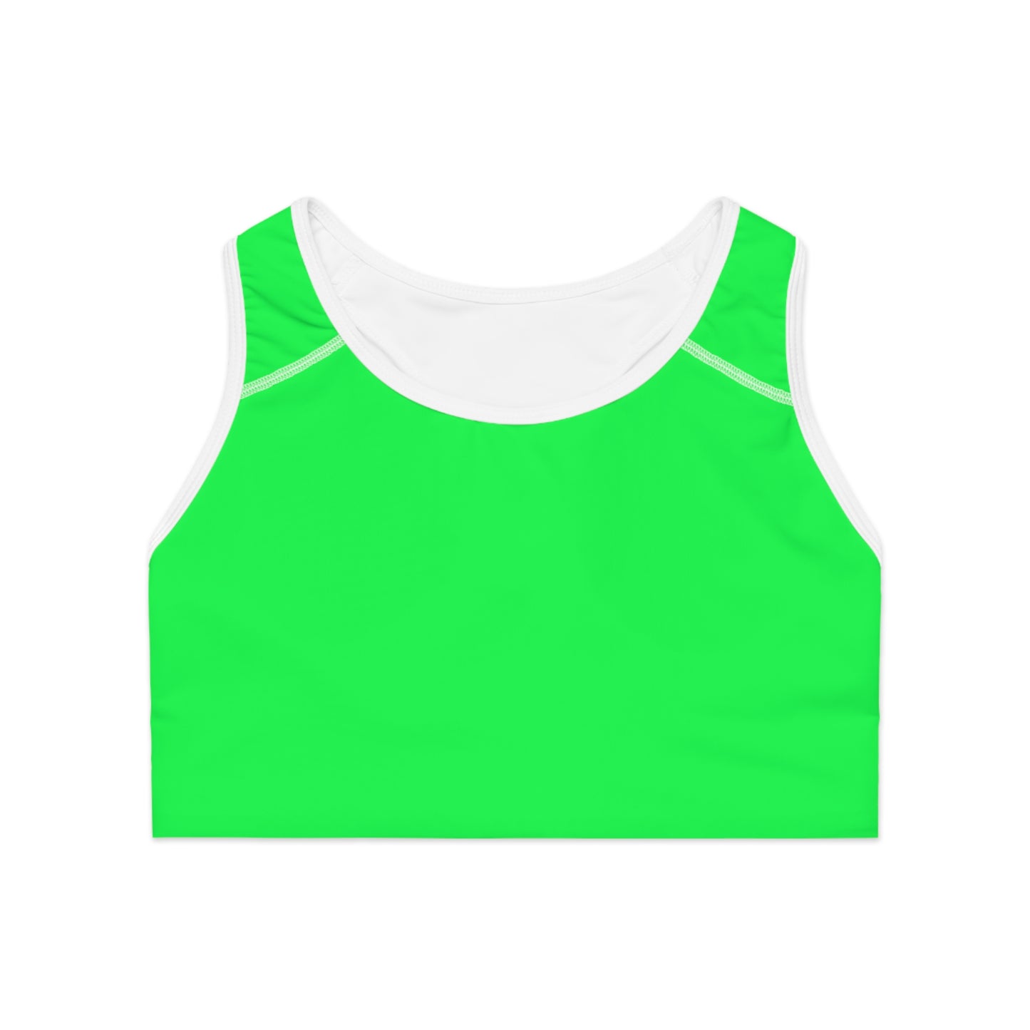 #0FFF50 Neon Green - High Performance Sports Bra