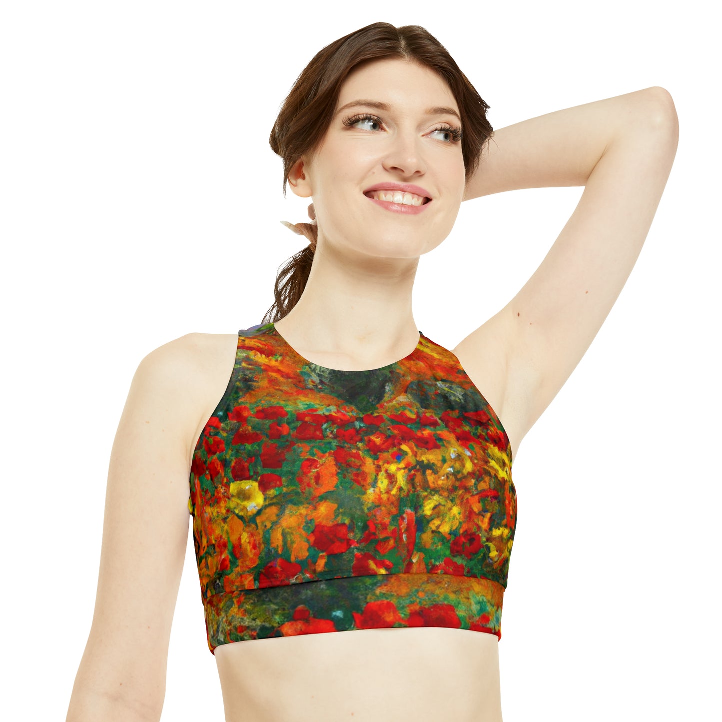 Pietro Della Rosso - High Neck Crop Top