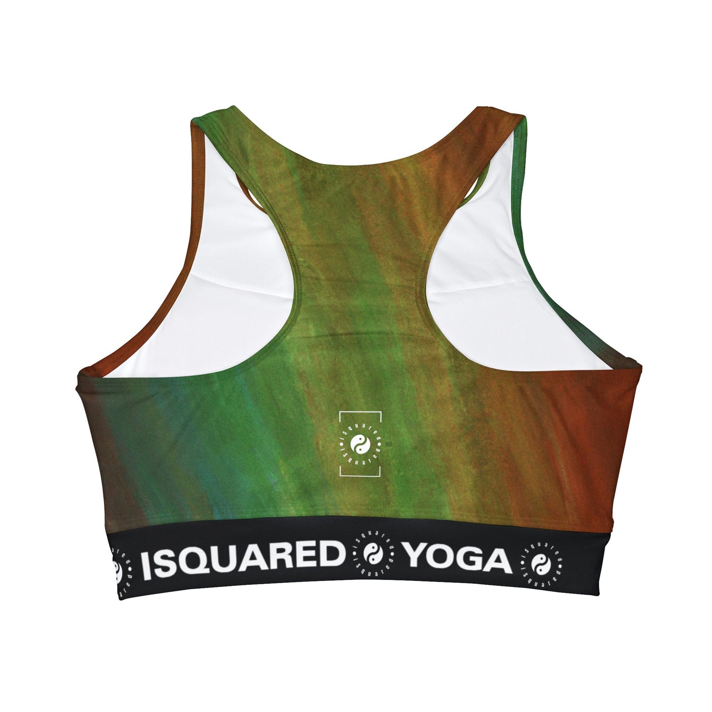 Subtle Rainbow Mood - High Neck Crop Top