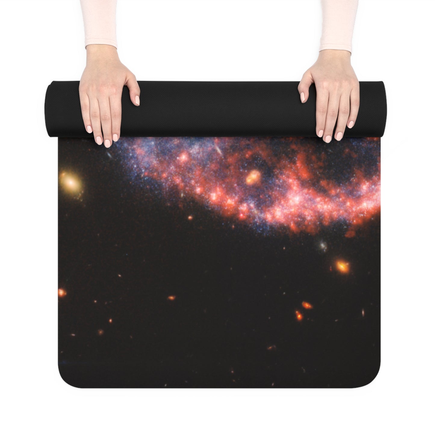 Cartwheel Galaxy (NIRCam and MIRI Composite Image) - Yoga Mat