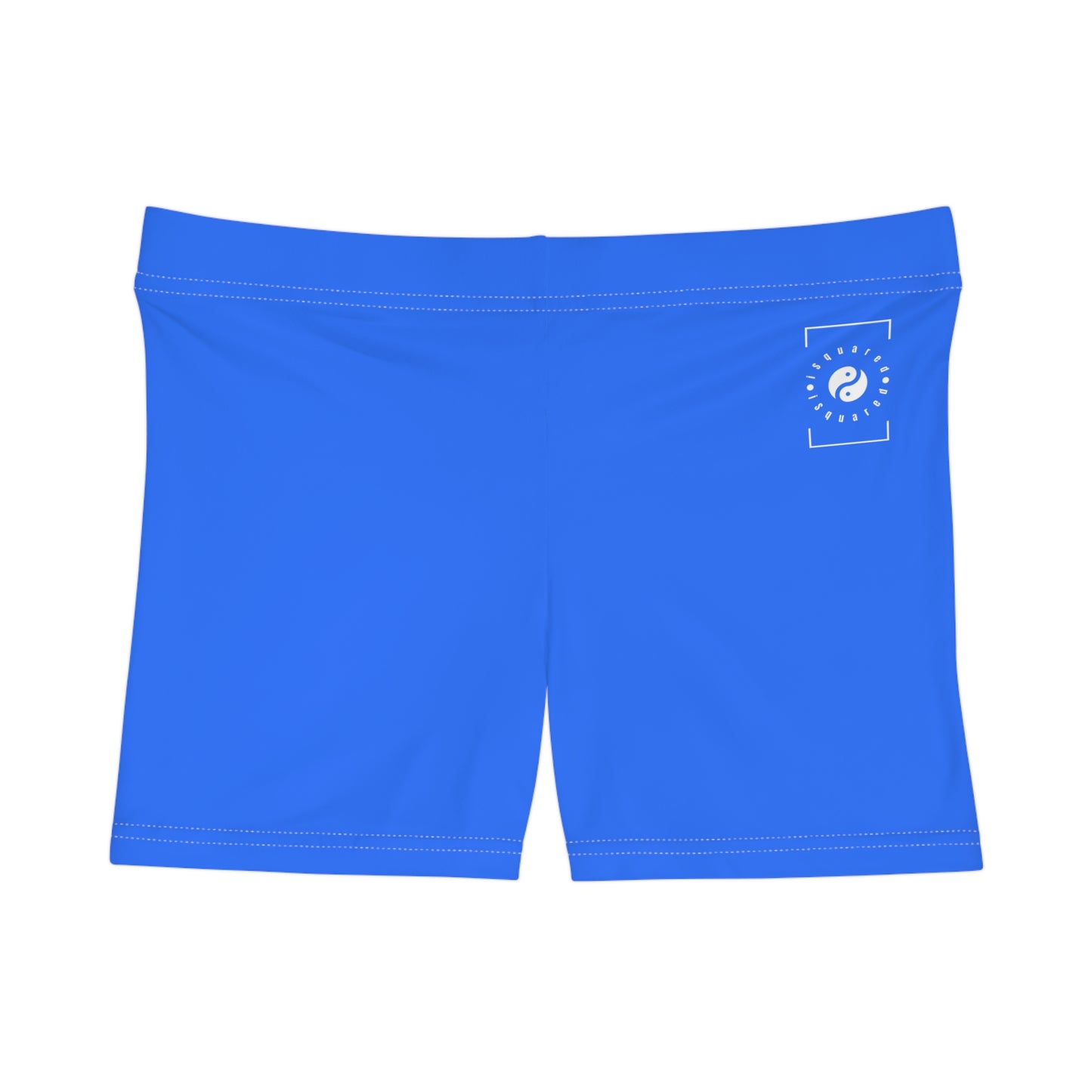 #2C75FF Bleu électrique - Mini short de yoga chaud