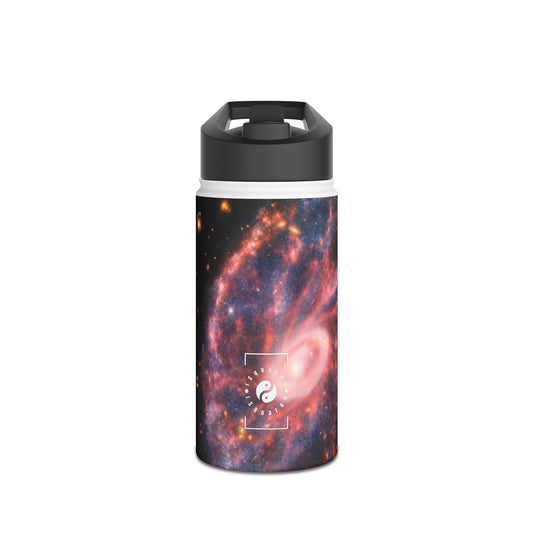 Cartwheel Galaxy (NIRCam and MIRI Composite Image) - Water Bottle