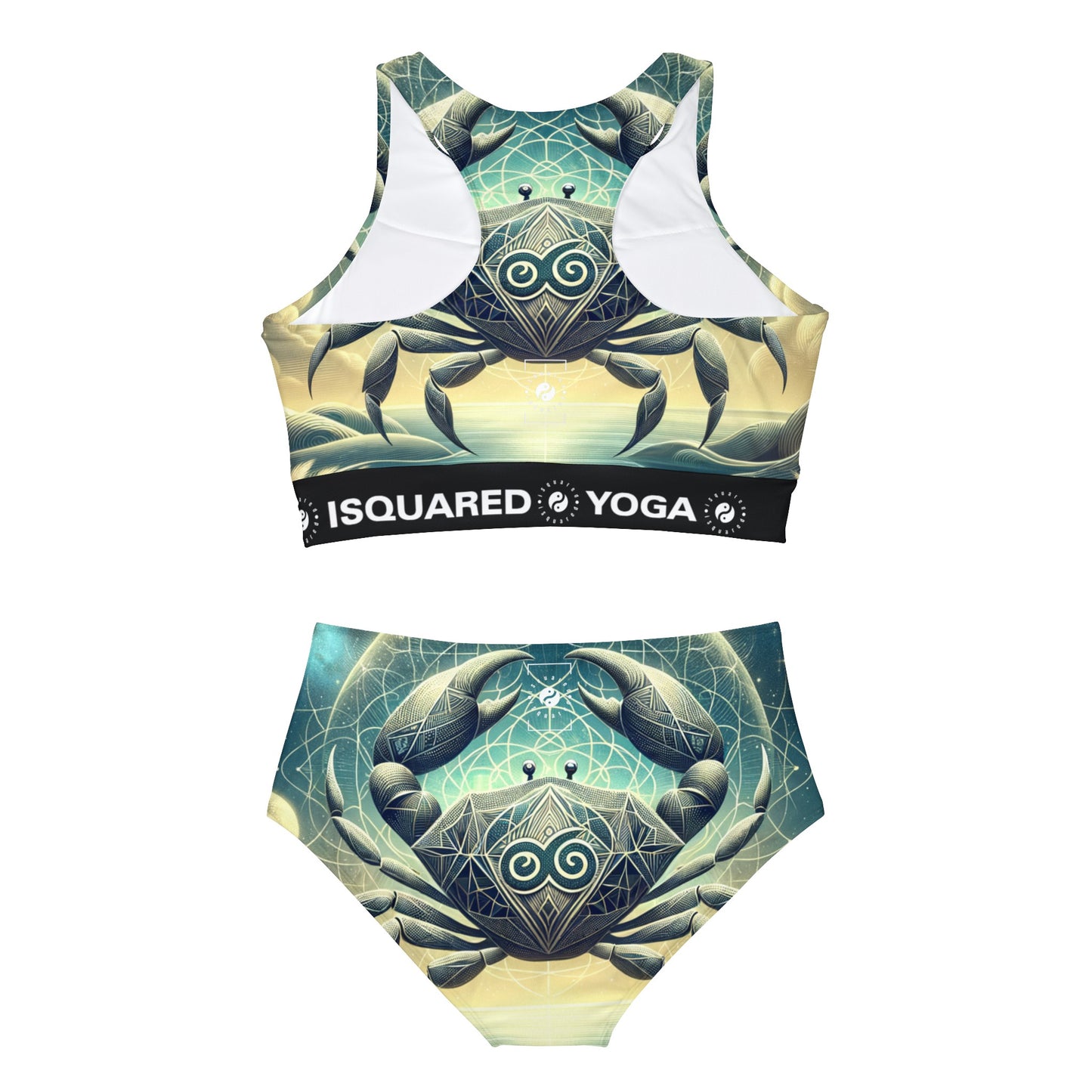 Ensemble bikini yoga chaud Constellation du crabe