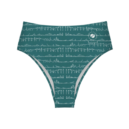 Bikram Ember - High Waisted Bikini Bottom