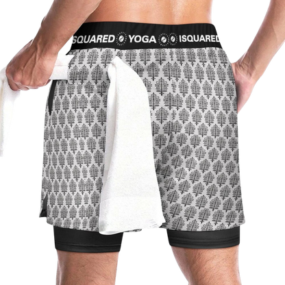 Jaipur Love - Compression Yoga Shorts