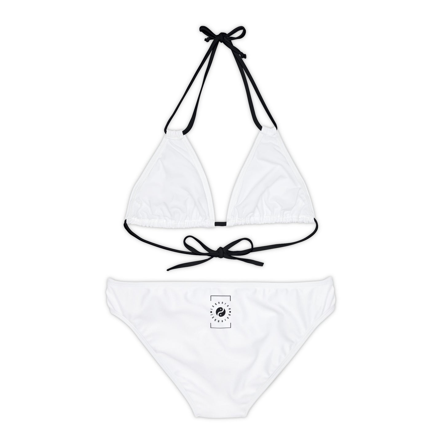 Angel White - Ensemble bikini à lacets 