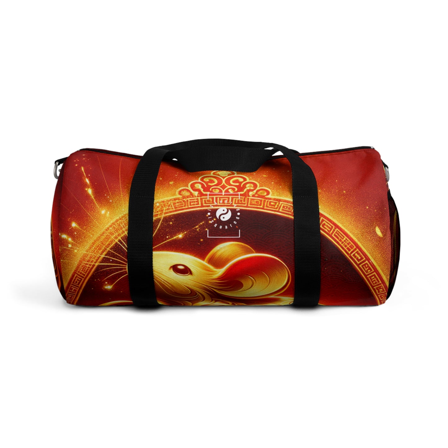 "Golden Emissary: A Lunar New Year's Tribute" - Duffle Bag