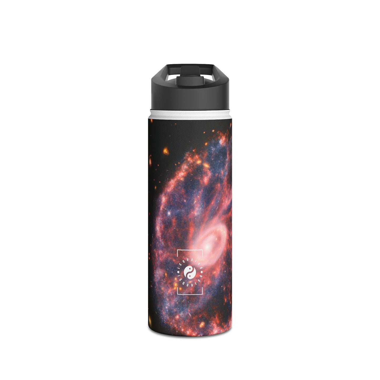 Cartwheel Galaxy (NIRCam and MIRI Composite Image) - Water Bottle