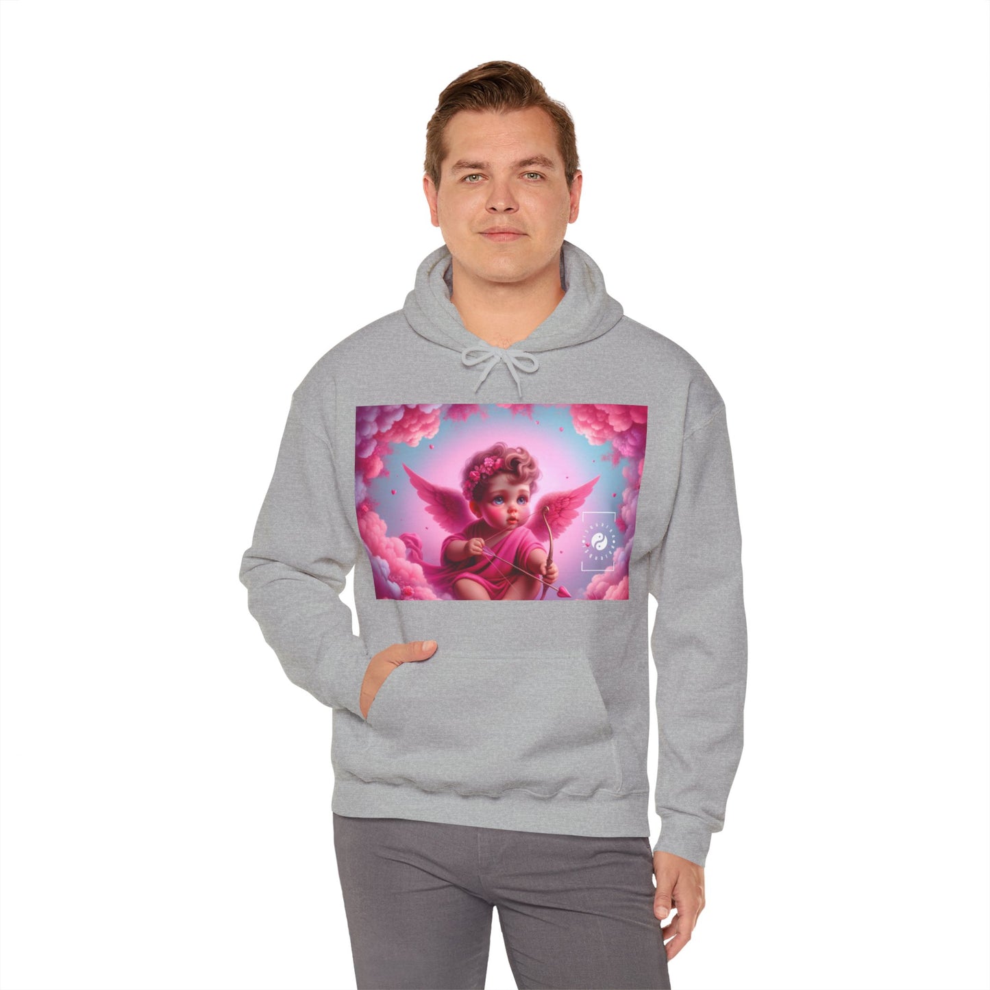 "Bold Blush: A Cupid's Love Affair" - Hoodie