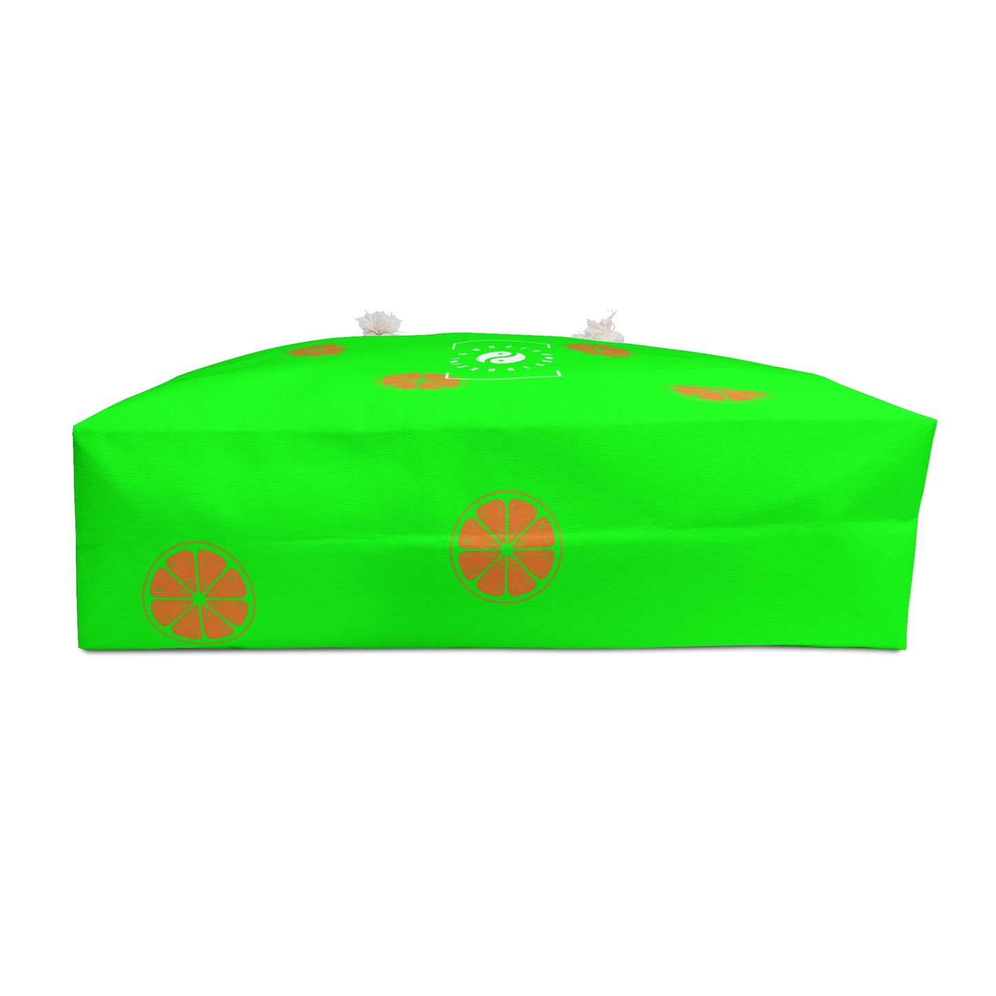 #05FD00 Lime Green + Mandarin - Casual Yoga Bag