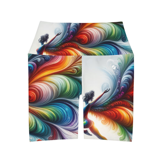 "Yogini's Rainbow Flight" - shorts