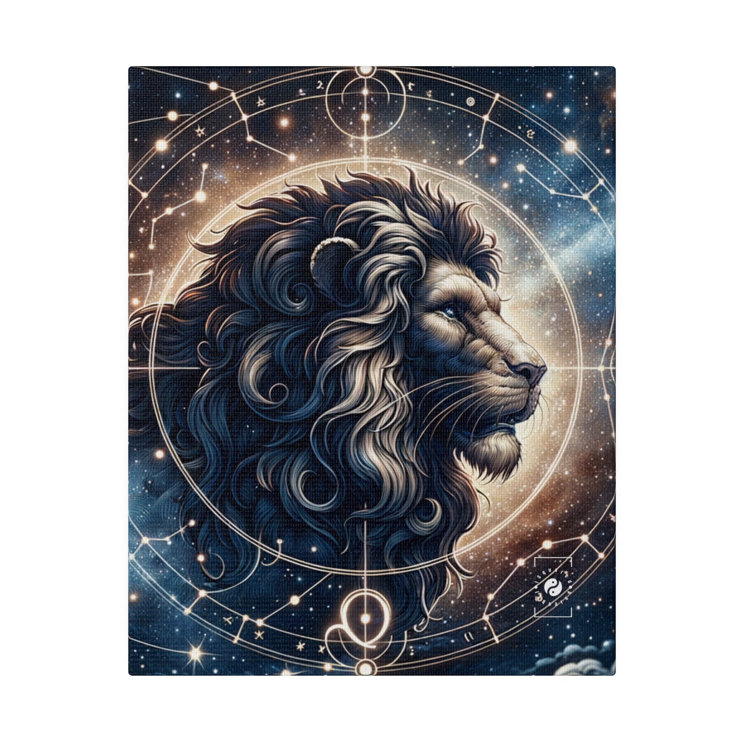 Celestial Leo Roar - Art Print Canvas