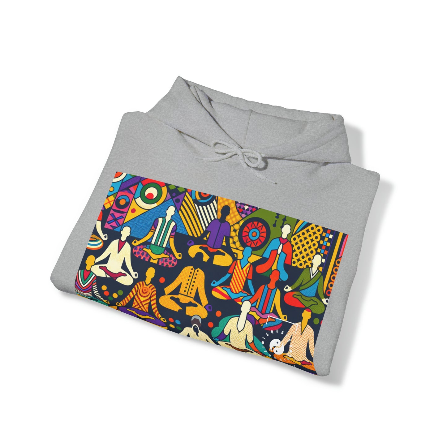 Vibrant Sadana: Prana in Nouveau Réalité - Hoodie