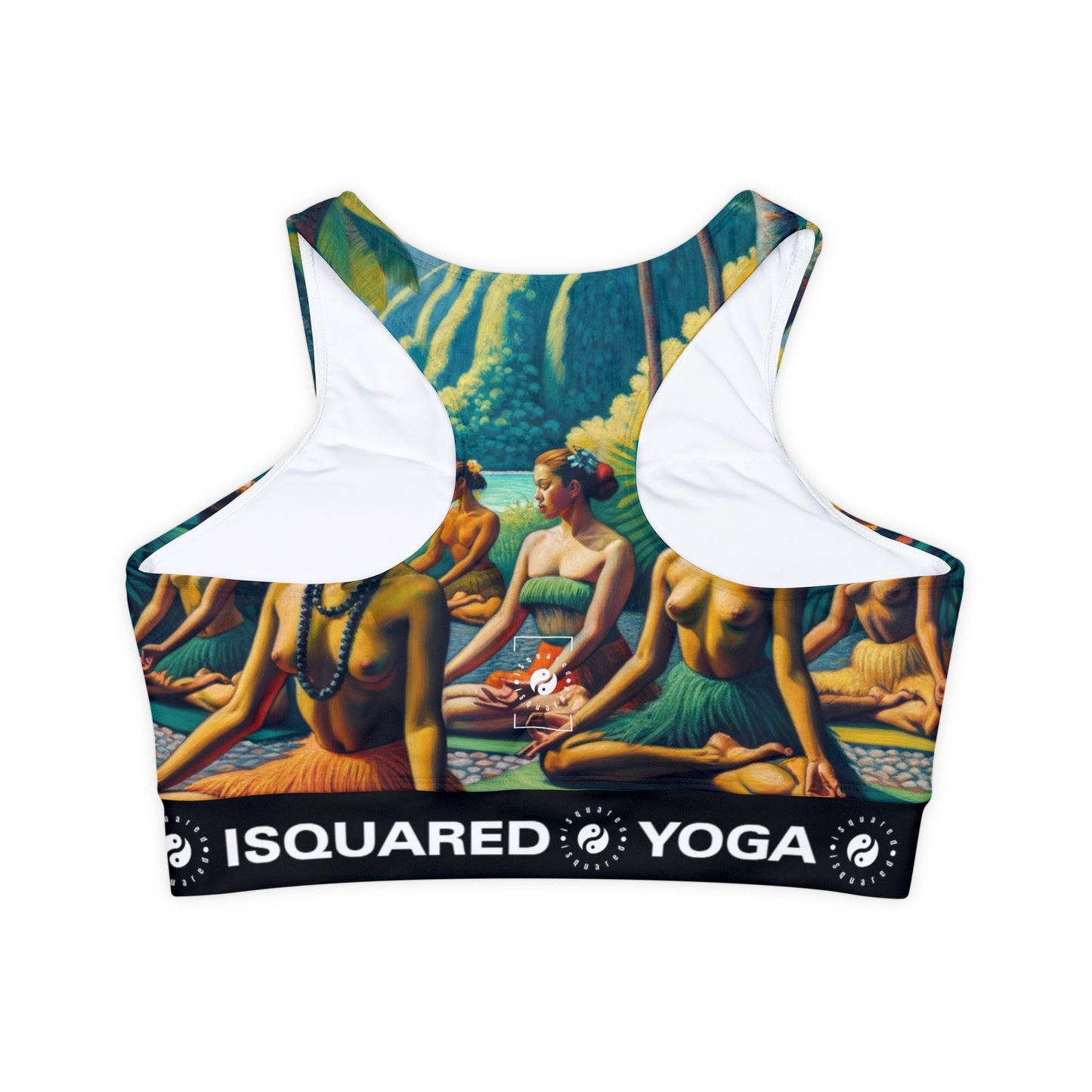 "Tahitian Tranquility - Lined & Padded Sports Bra