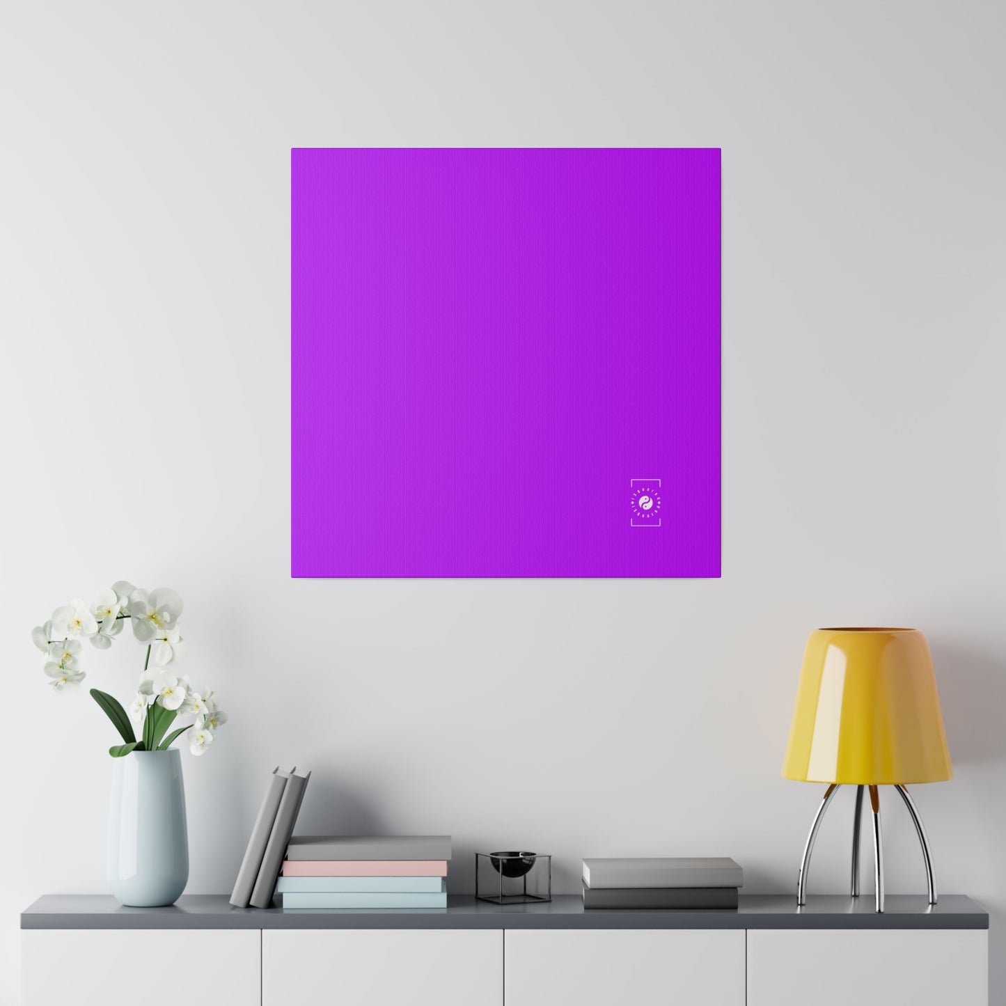 #BF00FF Electric Purple - Art Print Canvas